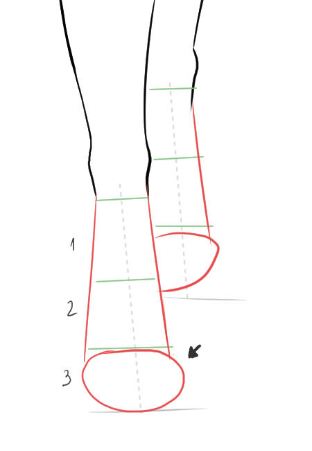 How to draw front view shoes step 2 .  Fashion design tutoral