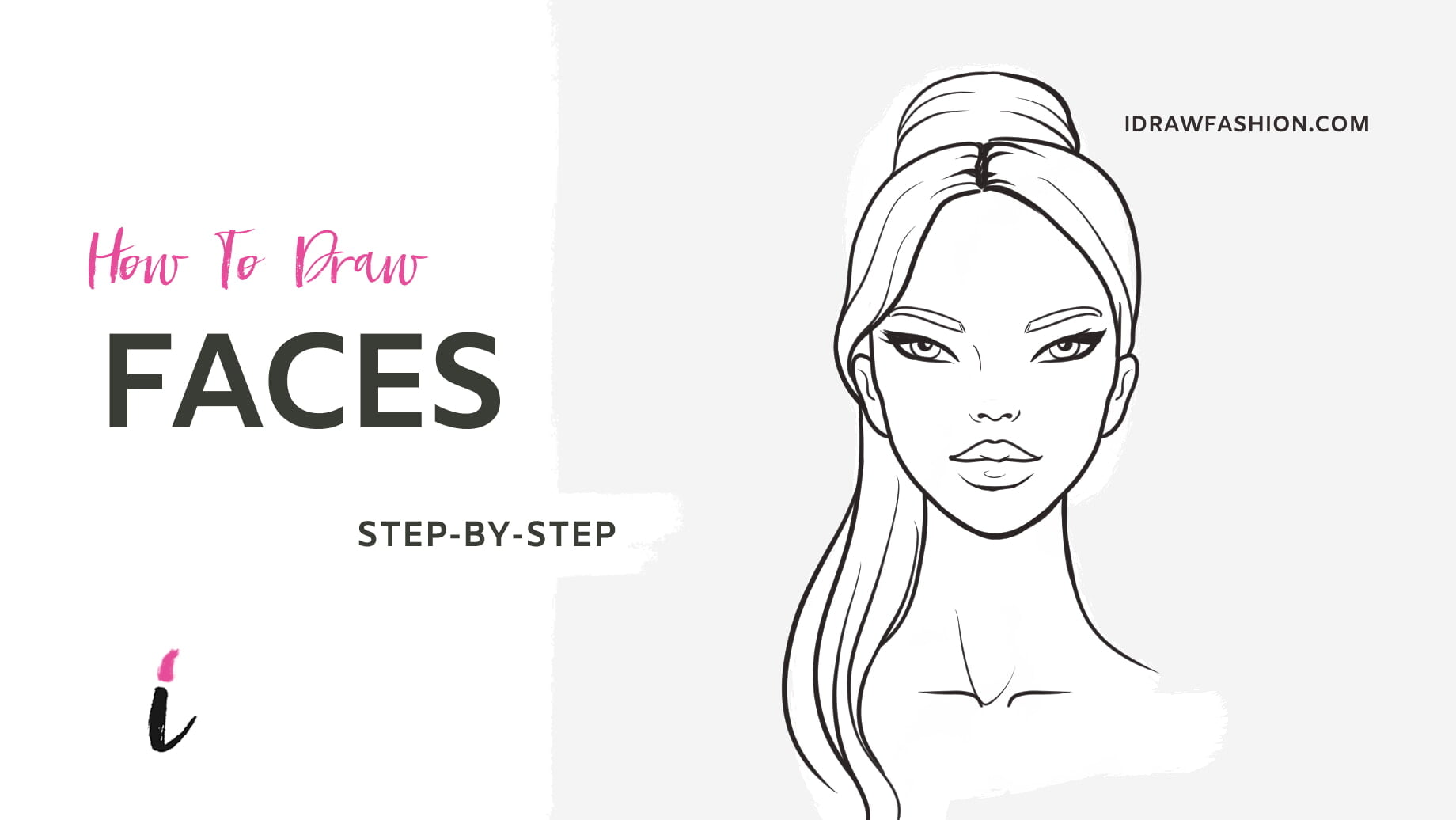 How to draw Head Step by Step Tutorials I Draw Fashion