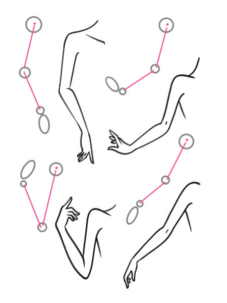 How-to-draw-arms-in-different-positions