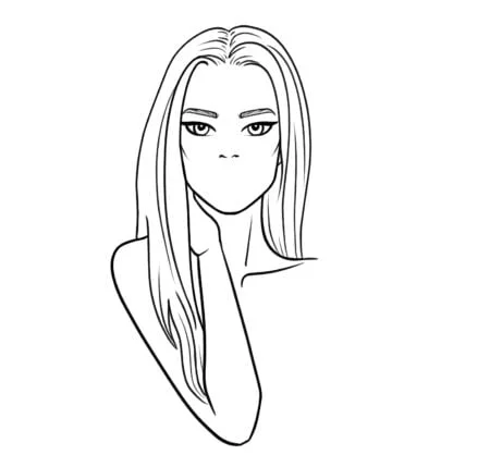 How to draw open lips tutorial step 1 – how to draw open lips How to draw open lips tutorial - step 1