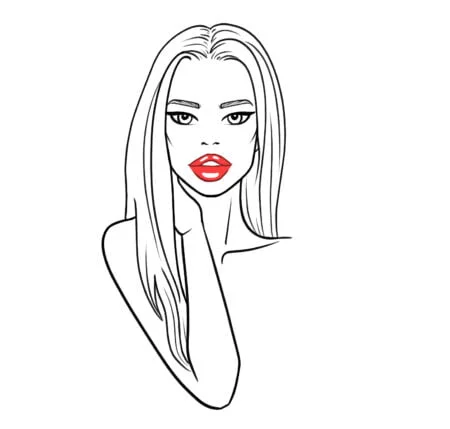 How to draw open lips tutorial step 7 – how to draw open lips How to draw open lips tutorial - step 7