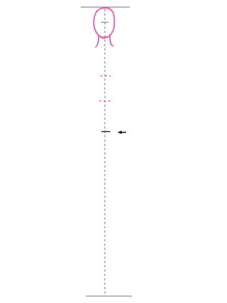 How to draw a walking pose step 4