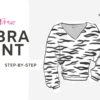 How to draw zebra print step by step tutorial cover &ndash; animal print, pattern, print, zebra print &ndash; how to draw zebra print