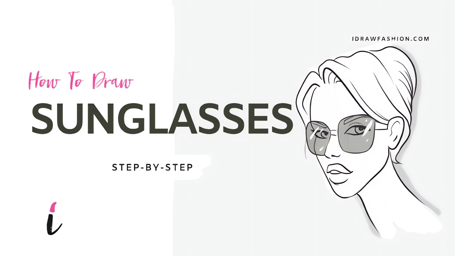 How to draw sunglasses in 9 easy steps I Draw Fashion
