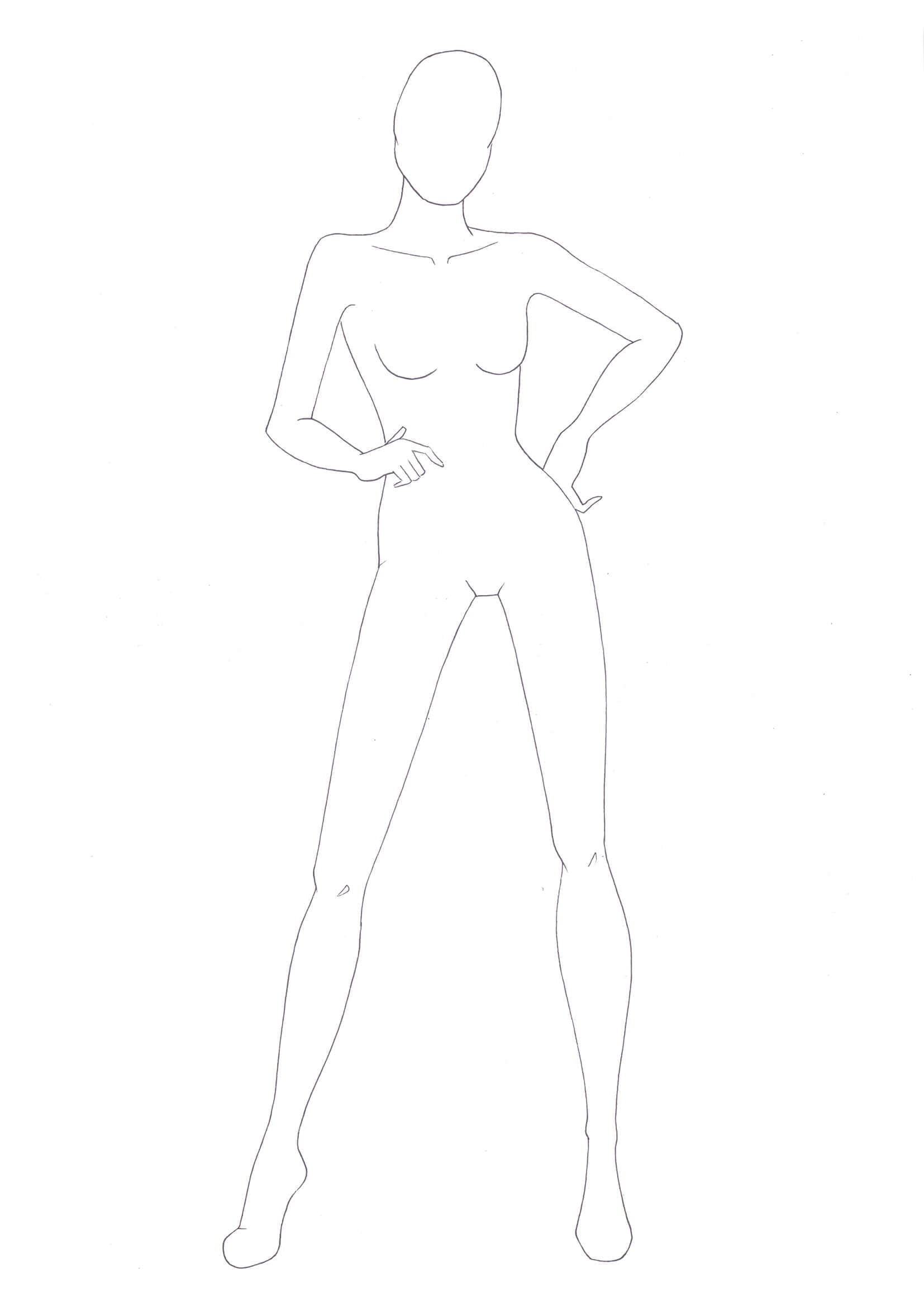 Figure Template 27 | I Draw Fashion