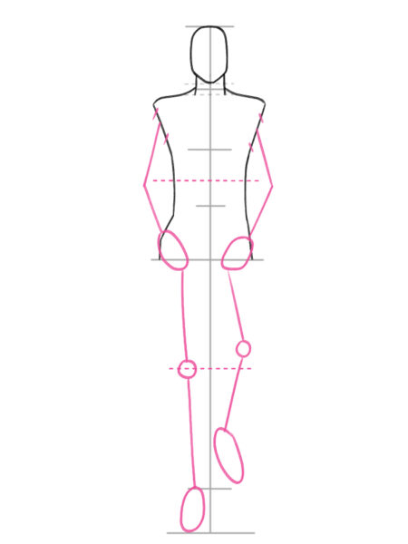 Male Fashion Ruler Garment Design Effect Style Men Drawing Template Ruler  Original Design Model 25cm Height