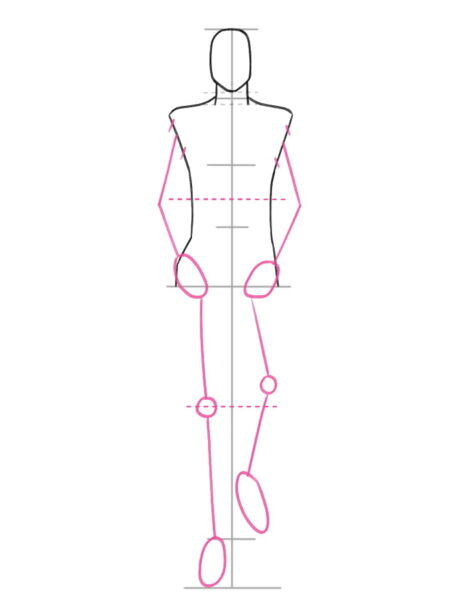 Fashion Sketching: a Step-by-step Guide to Drawing the Basic Fashion  Croquis with 9 Heads Proportions