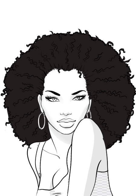 COMMENT DESSINER DES CHEVEUX AFRO ?