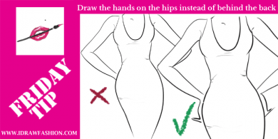 FRIDAY-TIP–how to draw hands on the hips and on the waist
