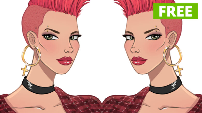 How to draw 3/4 view faces – I Draw Fashion