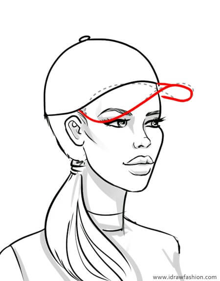 How to draw a baseball hat in 8 steps I Draw Fashion