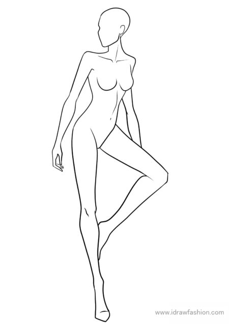 Fashion Sketching: a Step-by-step Guide to Drawing the Basic Fashion  Croquis with 9 Heads Proportions | For Beginners — amiko simonetti