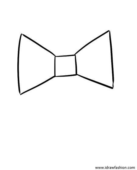  How to draw a bow step 1