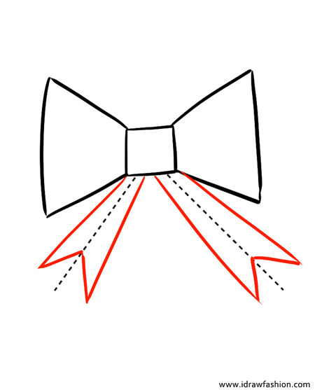  How to draw a bow step 2