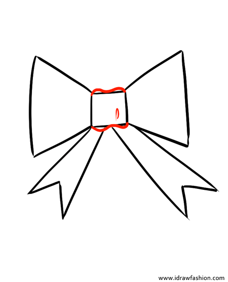  How to draw a bow step 3