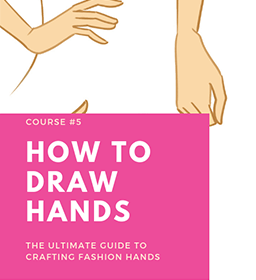 HOW TO DRAW HANDS online fashion designing course