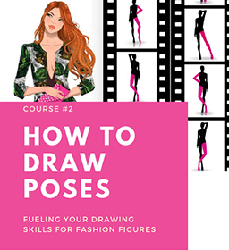 HOW TO DRAW POSES by I Draw Fashion – Fashion Designing Courses HOW TO DRAW POSES online fashion designing course