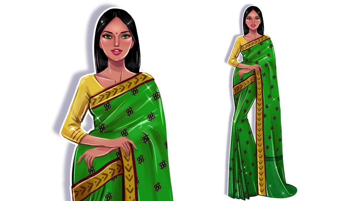 Featured image of post Easy Saree Design Drawing - The best of basic training vol.1 wizard how to draw: