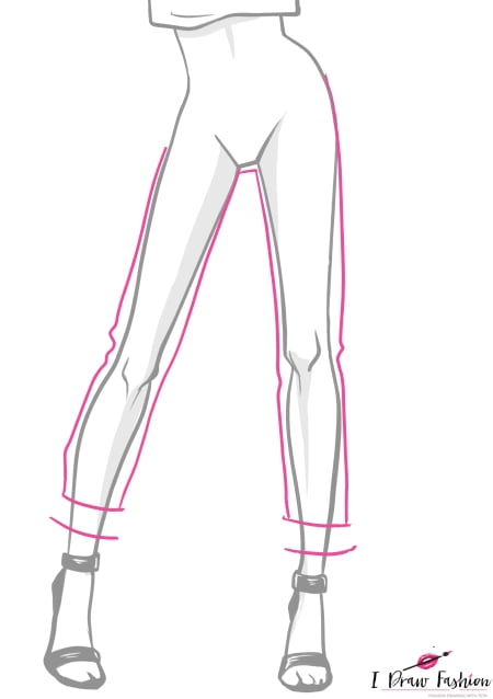 How To Draw Ripped Jeans Step 1 by I Draw Fashion – How to draw Ripped Jeans How To Draw Ripped Jeans_Step_1