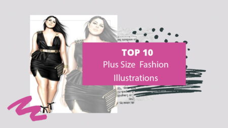top 10 plus size fashion model illustrations