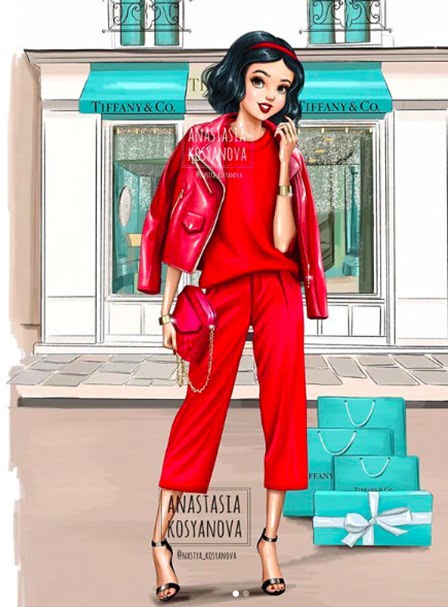 Anastasia kasyanova – top 12 fashion disney illustrations Anastasia-kasyanova's-snow-white-fashion-illustration