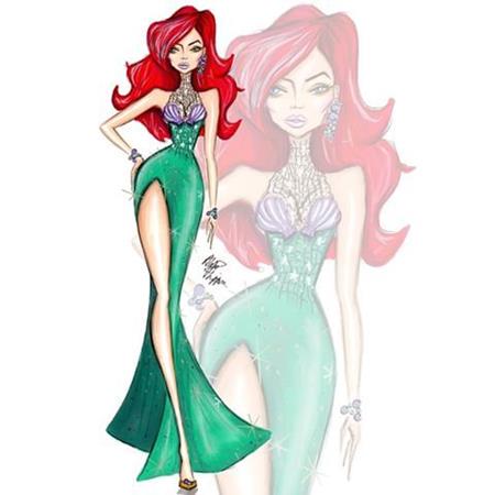Ariel alex phippen insta – top 12 fashion disney illustrations Fashion-illustration-ofariel-by-alex-phippen-on-instagram