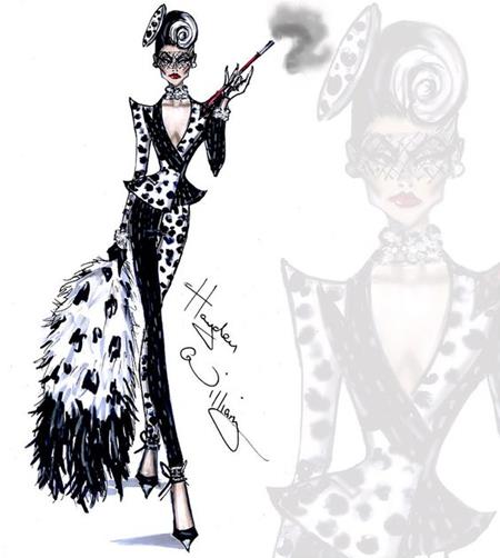 Cruella de vil by hayden williams – top 12 fashion disney illustrations Cruella-de-vil-by-hayden-williams