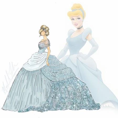 Michael anthony couture disney – top 12 fashion disney illustrations Michael-anthony-disney-cinderella-couture-fashion-sketch
