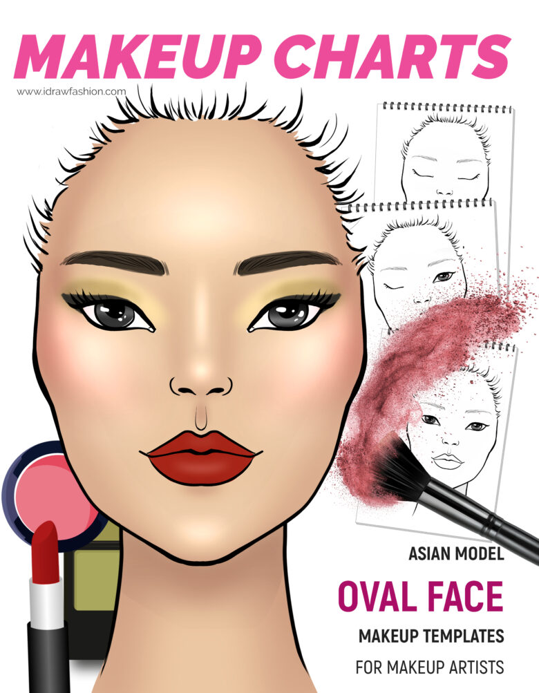 Asian Model Oval Face I Draw Fashion
