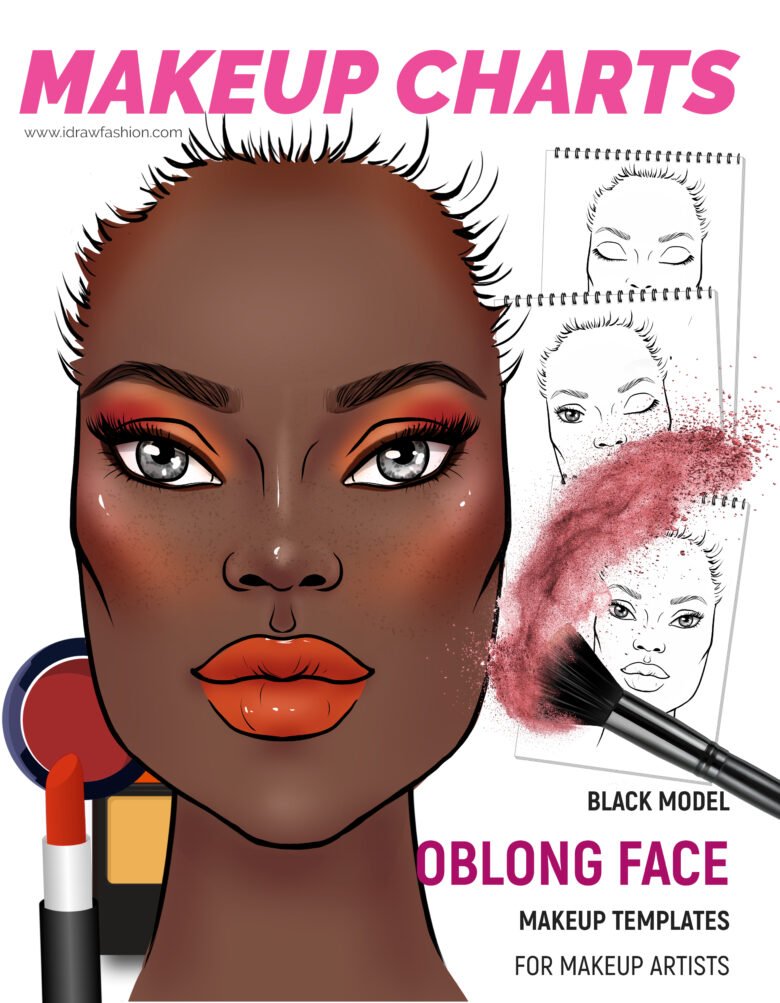 Front cover 12 scaled 1 by I Draw Fashion – Black Model - Oblong Face Black Model - Oblong Face 1 Fashion Croquis and Drawing Tutorials