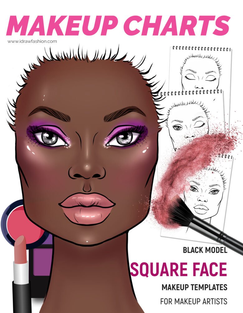 Front cover 15 scaled 1 by I Draw Fashion – Black Model - Square Face Black Model - Square Face 1 Fashion Croquis and Drawing Tutorials