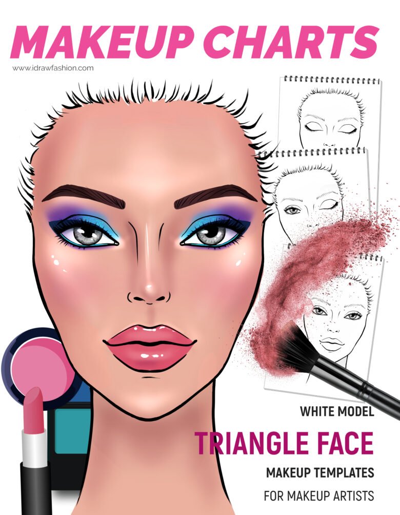 Front cover 8 scaled 1 by I Draw Fashion – White Model – Triangle Face White Model – Triangle Face 1 Fashion Croquis and Drawing Tutorials