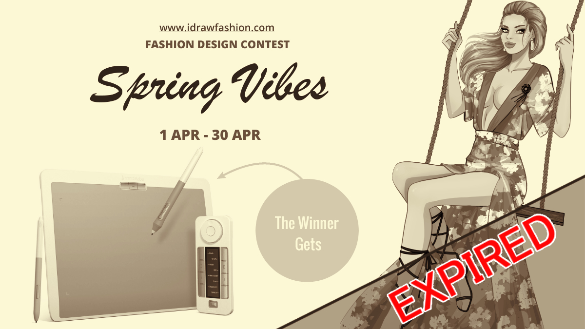 Spring Vibes (1 Apr- 30 Apr) 1 Fashion Croquis and Drawing Tutorials