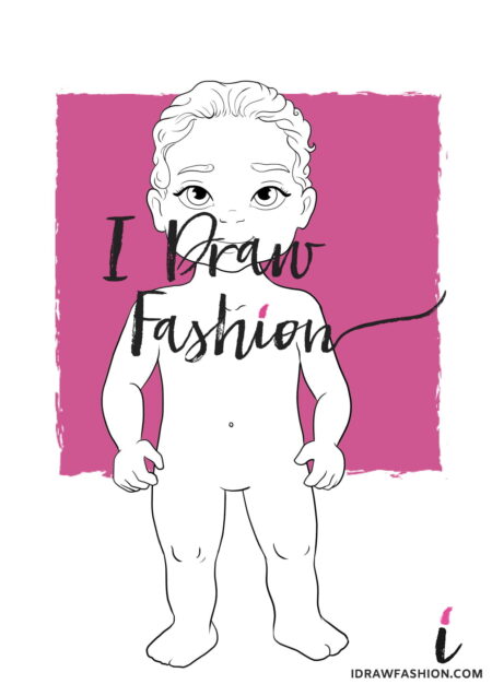 Little Boy Fashion Template - kids croquis