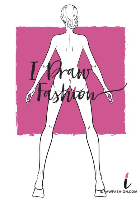Fashion template 101 a – fashion template 101 Back view fashion template - women croquis