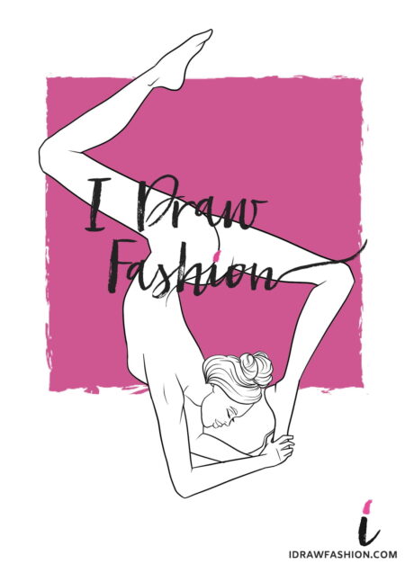 Fashion template 128 a – fashion template 128 Yoga fashion template - women croqui for sportswear