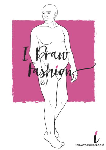 Plus Size Fashion Template - men croqui