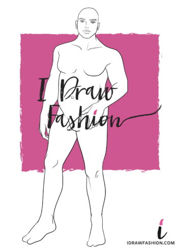 Plus Size Fashion Template - men croqui