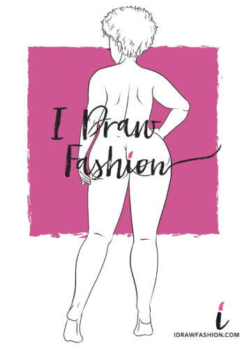 Plus Size Fashion Template - women croqui