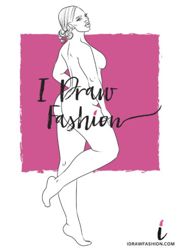 Plus Size Fashion Template - women croqui