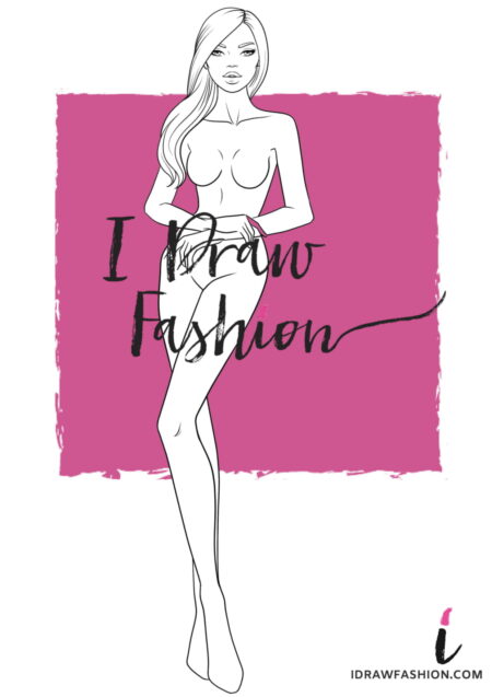 Woman Fashion Template - 9 heads figure croqui