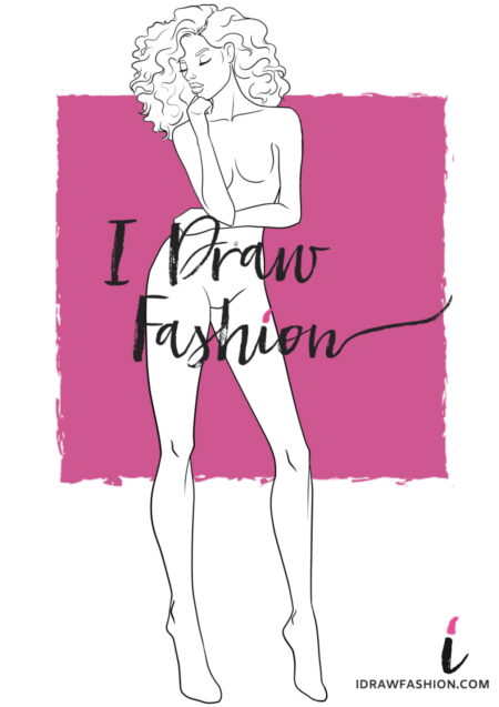 Woman Fashion Template - 9 heads figure croqui