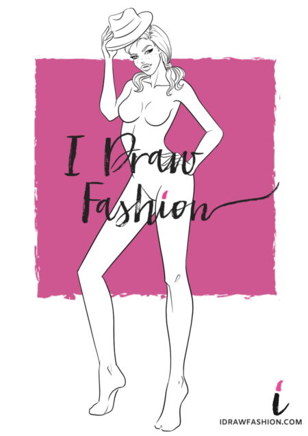 Woman Fashion Template - 9 heads figure croqui