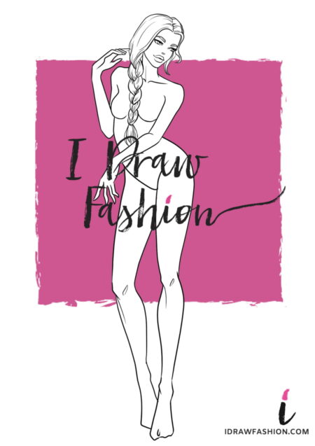 Woman Fashion Template - 9 heads figure croqui