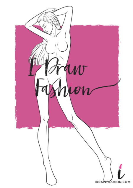 Woman Fashion Template - 9 heads figure croqui