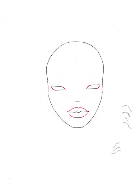 Step 08 &ndash; face, fashion faces, how to draw faces &ndash; how to draw faces