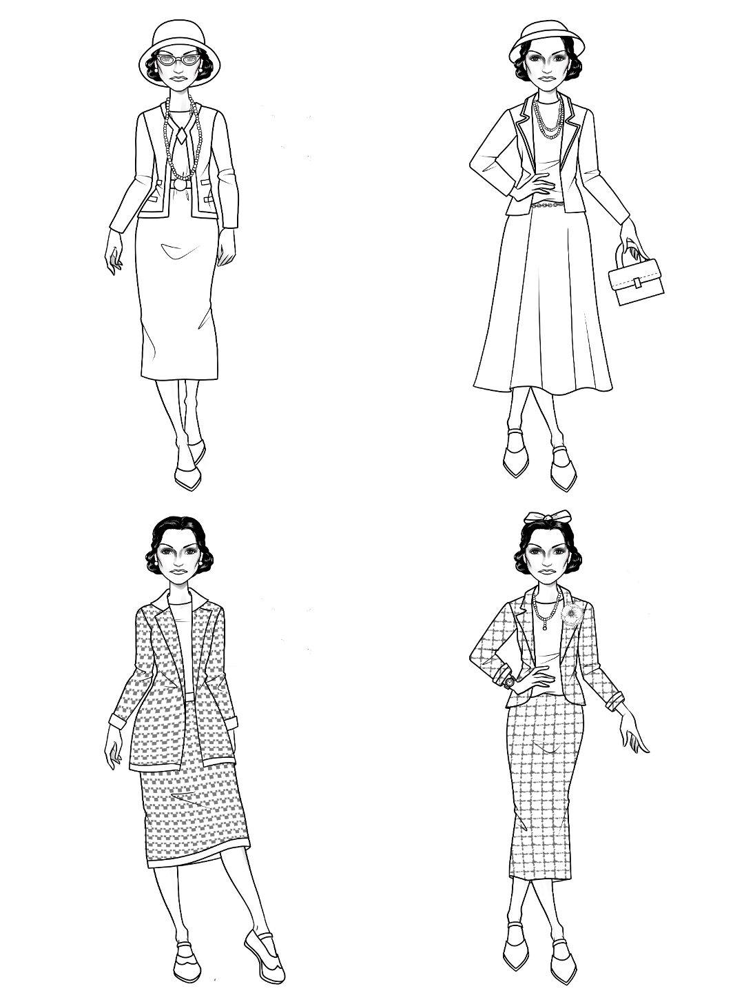 Coco chanel sketch sale