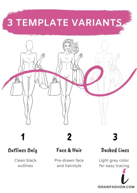 Fashion template 070 collage &ndash; fashion template 070